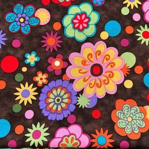 Springs Creative Products Fabric BIG CRAZY FLORAL
